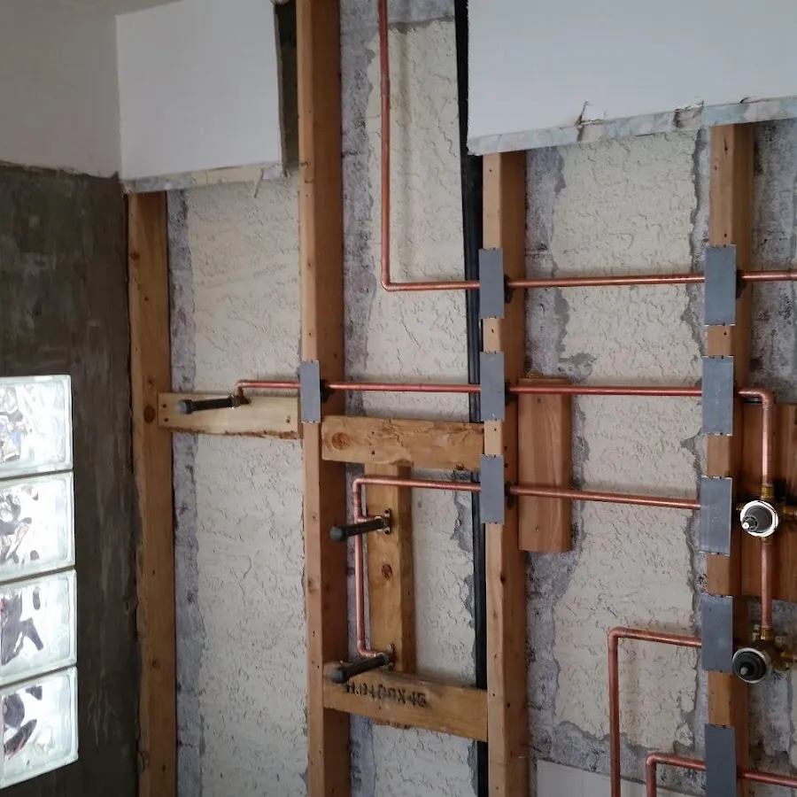 Copper pipe installation for Burst Pipe Repair in Waterville